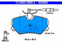 Front brake pad set