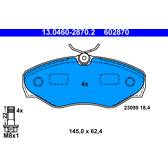 Front brake pad set ATE - 13.0460-2870.2