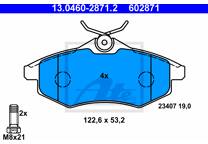 Front brake pad set