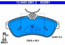 Front brake pad set