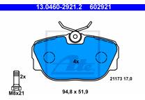 Front brake pad set