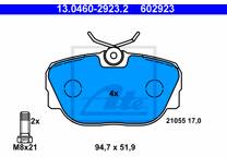 Front brake pad set