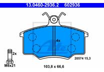 Front brake pad set
