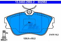 Front brake pad set