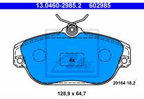 Front brake pad set
