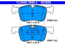 Front brake pad set