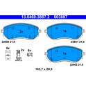 Front brake pad set ATE - 13.0460-3887.2