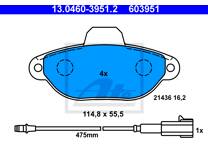Front brake pad set