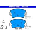 Front brake pad set ATE - 13.0460-3968.2