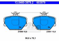 Front brake pad set