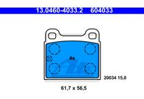 Front brake pad set