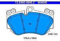 Front brake pad set