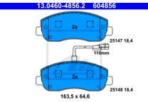 Front brake pad set