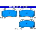 Front brake pad set ATE - 13.0460-4891.2