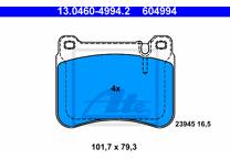 Front brake pad set