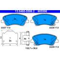 Front brake pad set ATE - 13.0460-5506.2
