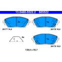 Front brake pad set ATE - 13.0460-5522.2