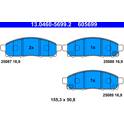 Front brake pad set ATE - 13.0460-5699.2