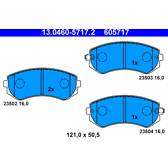 Front brake pad set ATE - 13.0460-5717.2