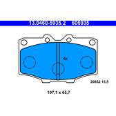 Front brake pad set ATE - 13.0460-5935.2