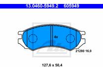 Front brake pad set
