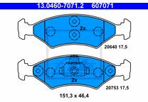 Front brake pad set