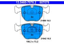 Front brake pad set