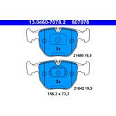 Front brake pad set ATE - 13.0460-7078.2
