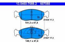 Front brake pad set