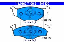 Front brake pad set