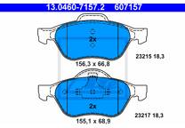Front brake pad set