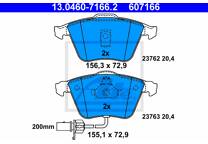 Front brake pad set