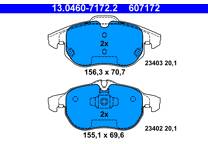 Front brake pad set