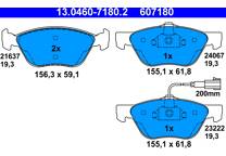 Front brake pad set