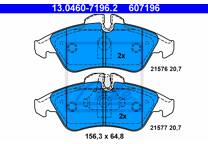 Front brake pad set