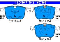 Front brake pad set