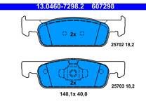 Front brake pad set