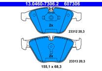 Front brake pad set