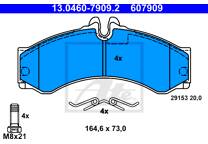 Front brake pad set