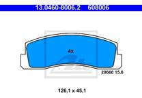 Front brake pad set