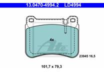 Front brake pad set