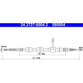 Handbremsseil ATE - 24.3727-0004.2