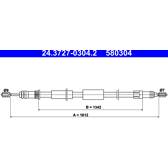 Handbremsseil ATE - 24.3727-0304.2