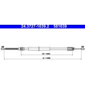 Handbremsseil ATE - 24.3727-1039.2