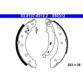 Jeu de mâchoires de frein ATE - 03.0137-0312.2