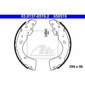 Jeu de mâchoires de frein ATE - 03.0137-0519.2