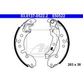 Jeu de mâchoires de frein ATE - 03.0137-0522.2
