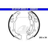 Jeu de mâchoires de frein ATE - 03.0137-0532.2