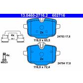 Combo Disques et plaquettes de freins arrière pour BMW X3 de 1ère qualité -  Alxmic