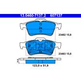 Juego de pastillas de freno traseras ATE - 13.0460-7137.2
